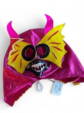 NWT Wresting pink and Yellow  Mask